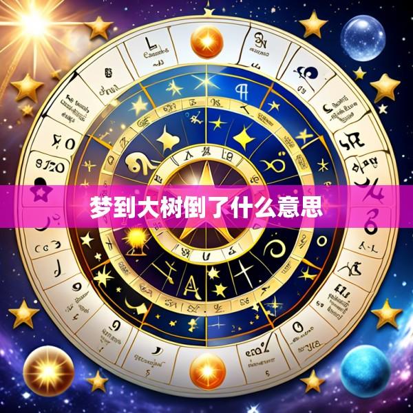 梦到大树倒了什么意思