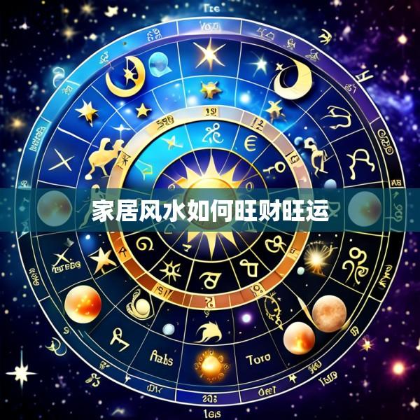 家居风水如何旺财旺运