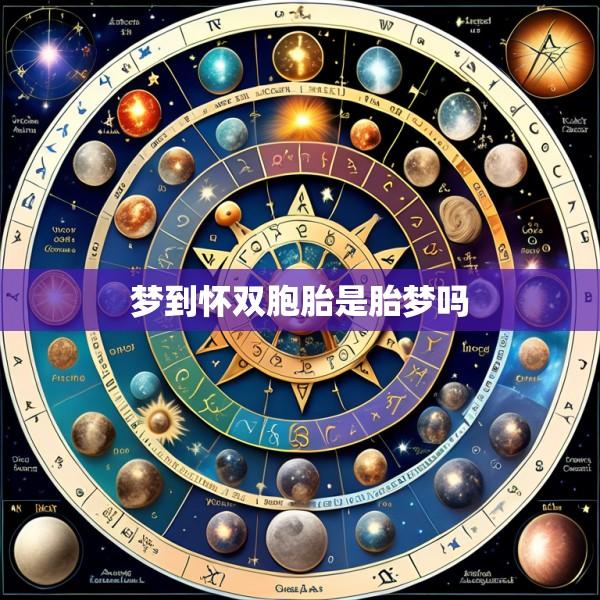 梦到怀双胞胎是胎梦吗