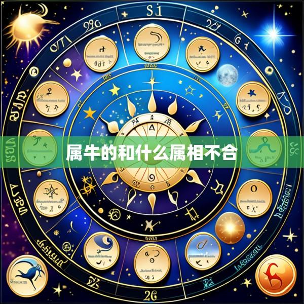 属牛的和什么属相不合