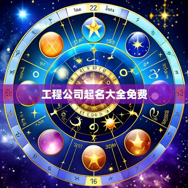 工程公司起名大全免费