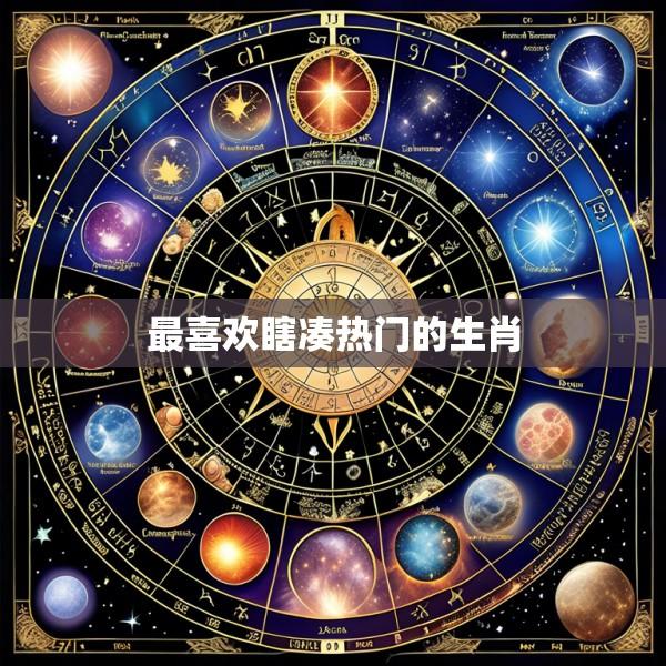 最喜欢瞎凑热门的生肖