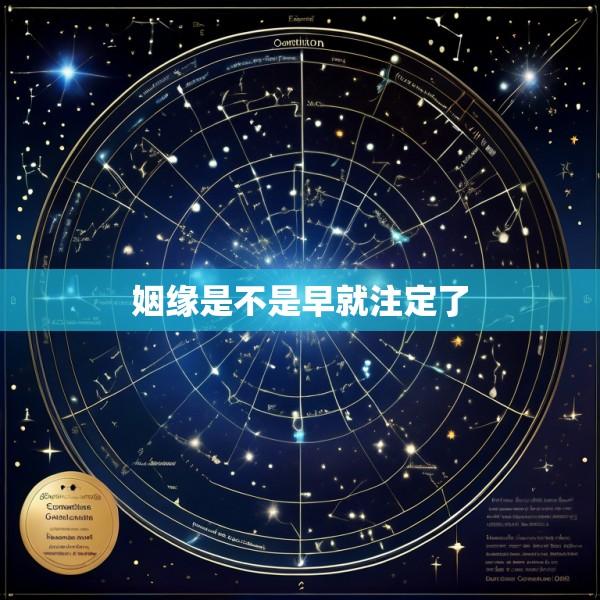 姻缘是不是早就注定了