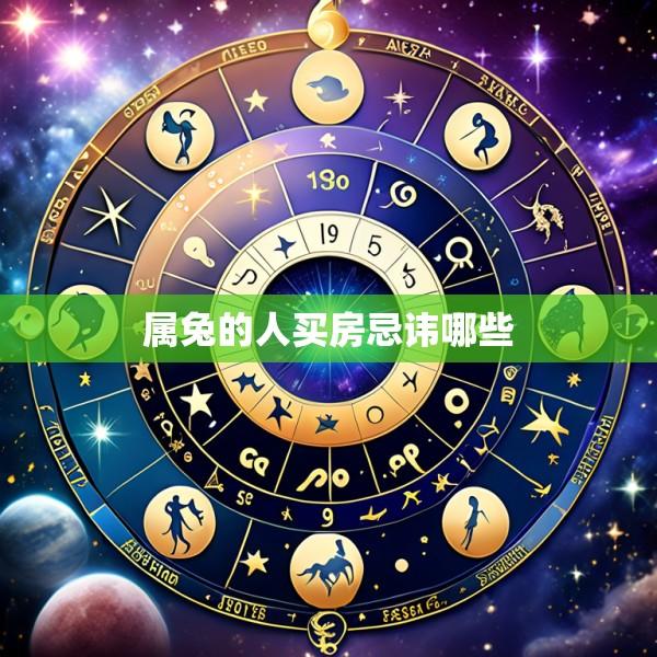 属兔的人买房忌讳哪些