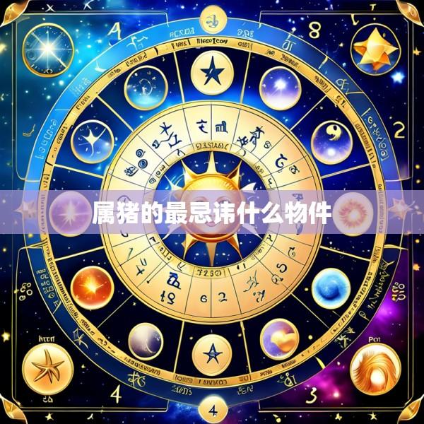 属猪的最忌讳什么物件