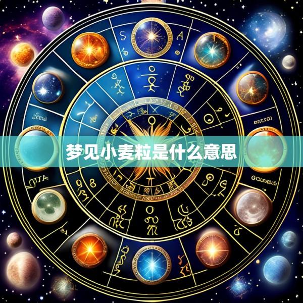 梦见小麦粒是什么意思