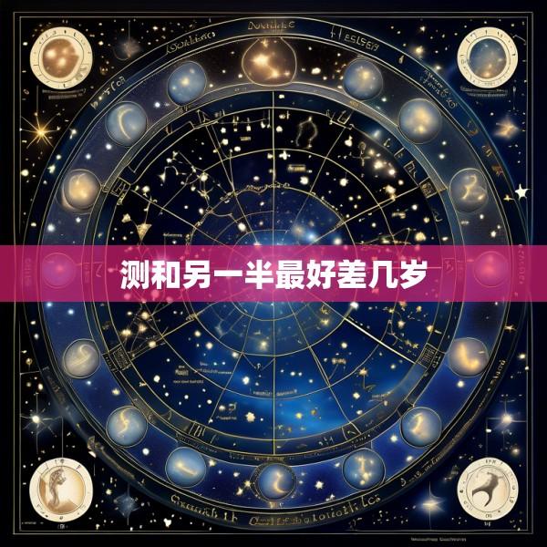 测和另一半最好差几岁