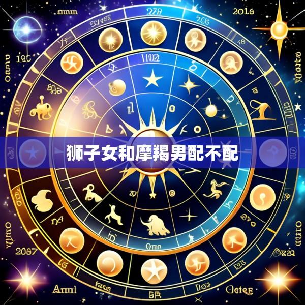 狮子女和摩羯男配不配