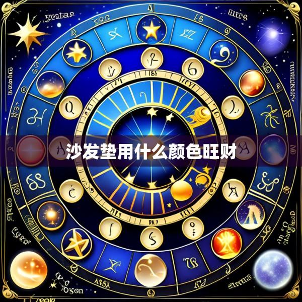 沙发垫用什么颜色旺财