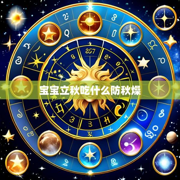 宝宝立秋吃什么防秋燥