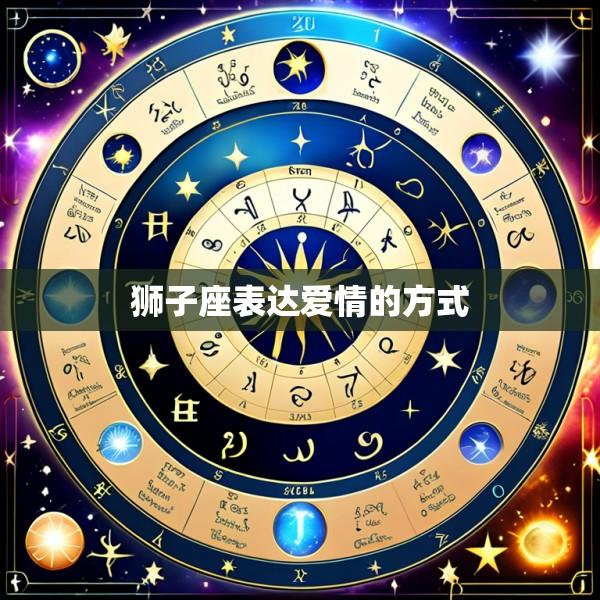 狮子座表达爱情的方式