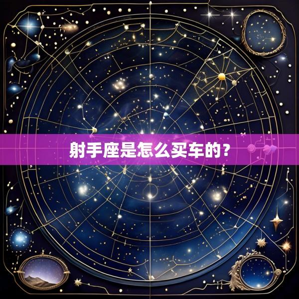 射手座是怎么买车的？