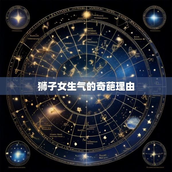 狮子女生气的奇葩理由