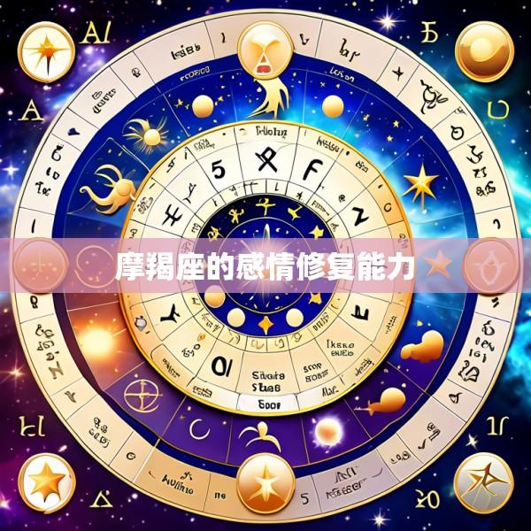 摩羯座的感情修复能力