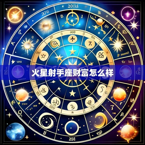 火星射手座财富怎么样
