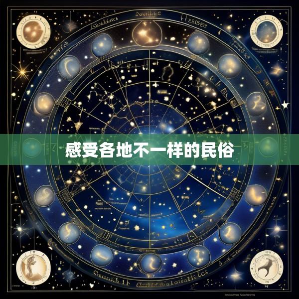 感受各地不一样的民俗