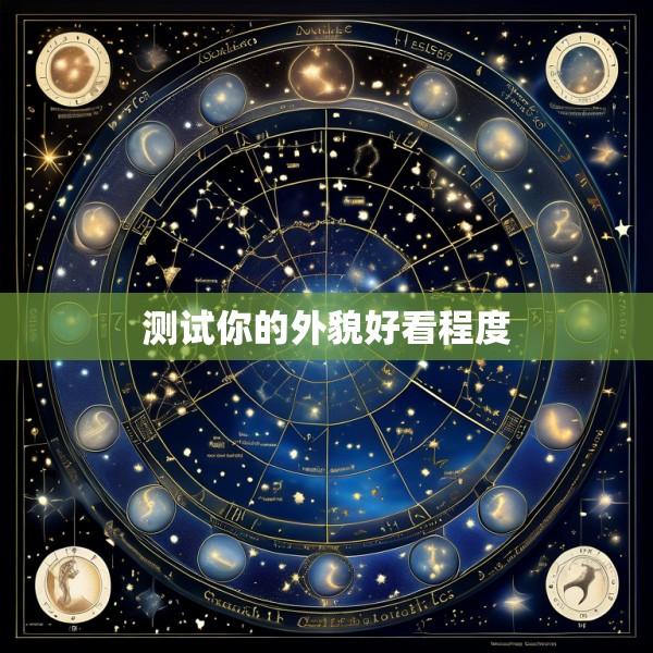 测试你的外貌好看程度