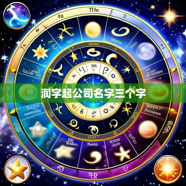 润字起公司名字三个字