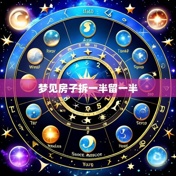梦见房子拆一半留一半