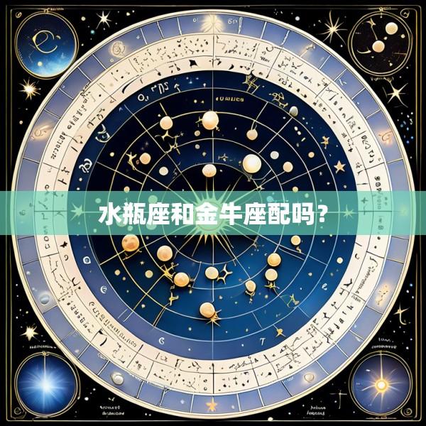 水瓶座和金牛座配吗？
