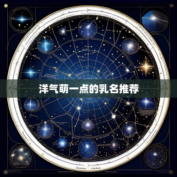 洋气萌一点的乳名推荐