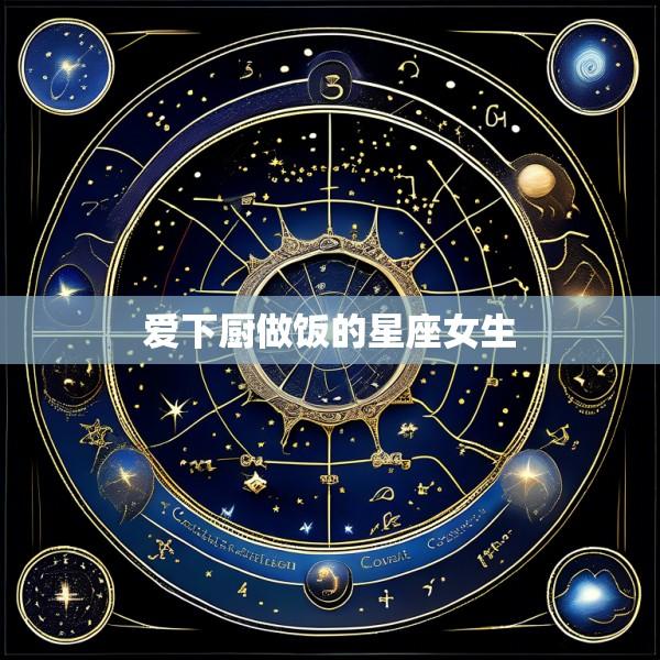 爱下厨做饭的星座女生
