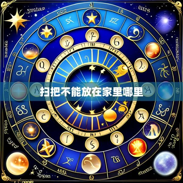 扫把不能放在家里哪里