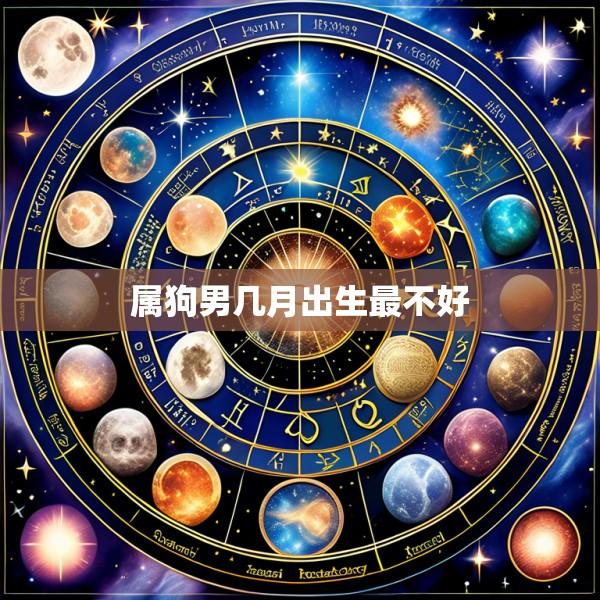 属狗男几月出生最不好