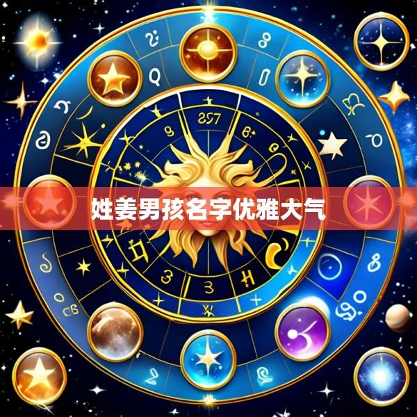 姓姜男孩名字优雅大气