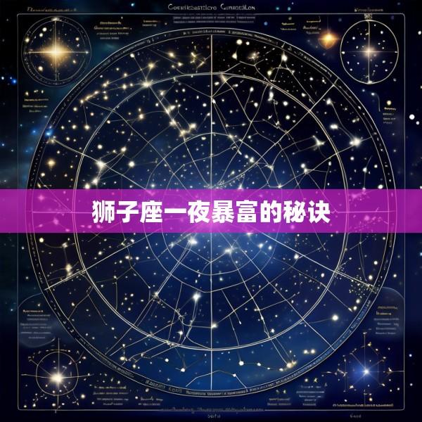 狮子座一夜暴富的秘诀