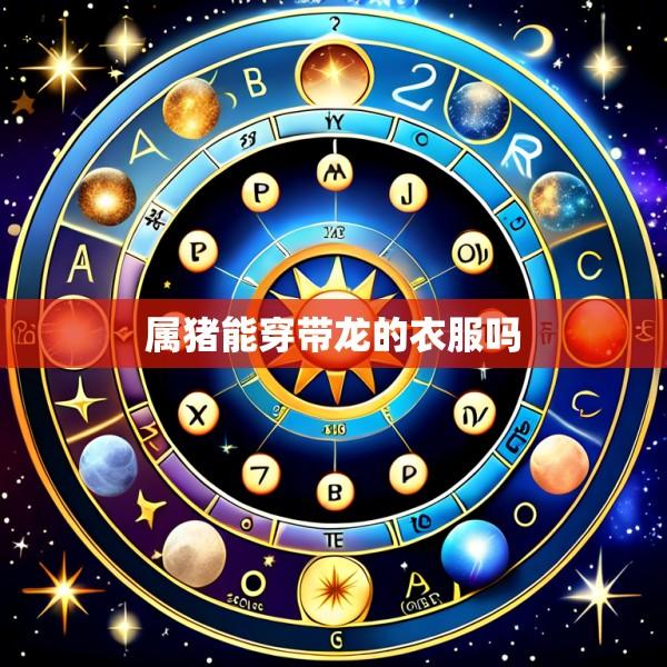 属猪能穿带龙的衣服吗