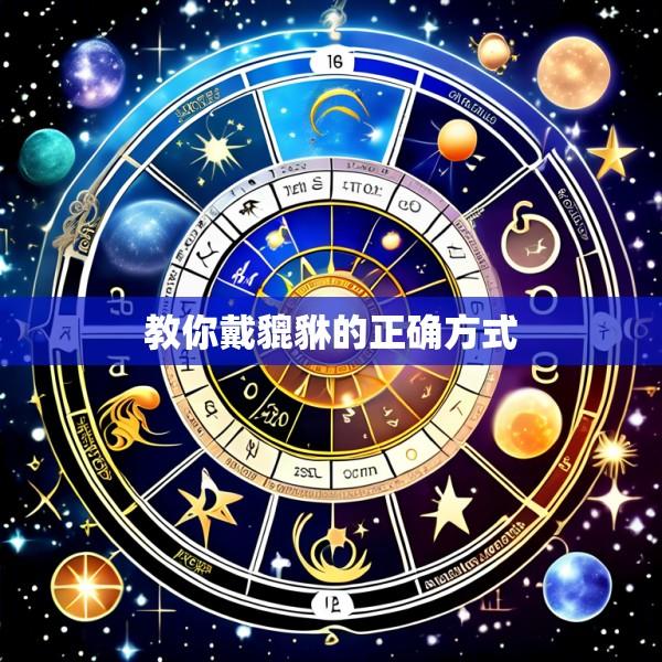 教你戴貔貅的正确方式