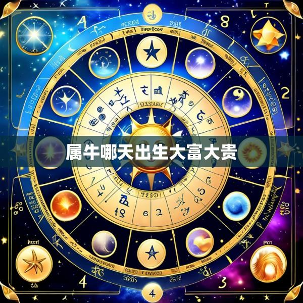 属牛哪天出生大富大贵