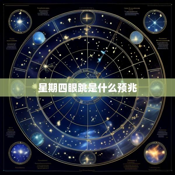 星期四眼跳是什么预兆