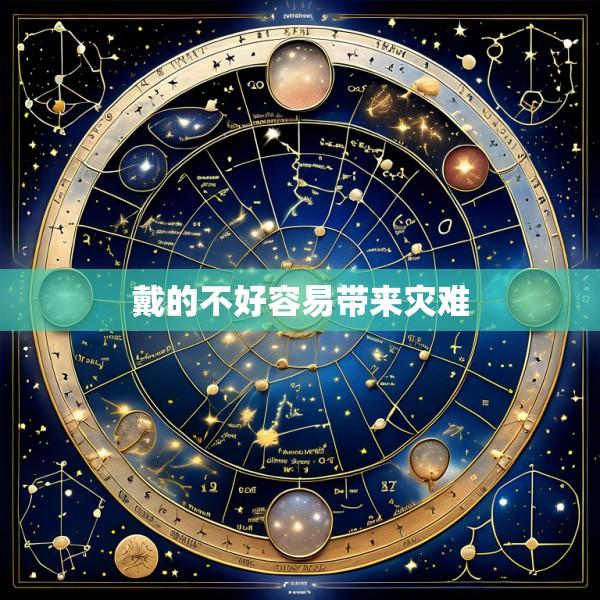 戴的不好容易带来灾难