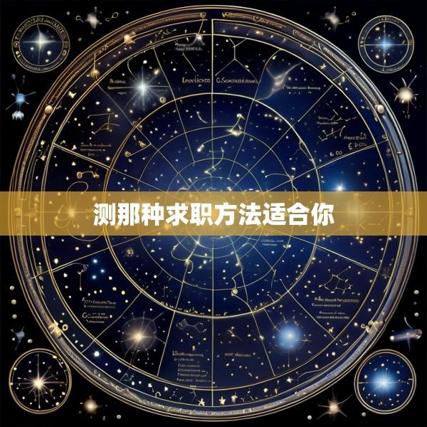 测那种求职方法适合你