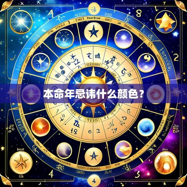 本命年忌讳什么颜色？