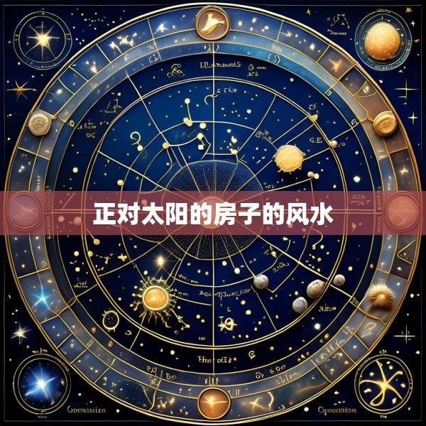 正对太阳的房子的风水