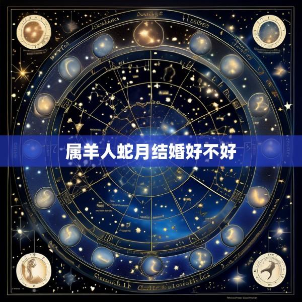 属羊人蛇月结婚好不好