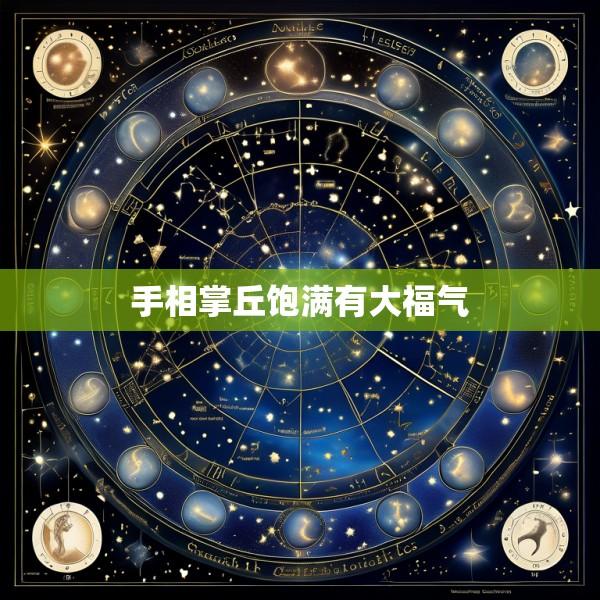 手相掌丘饱满有大福气
