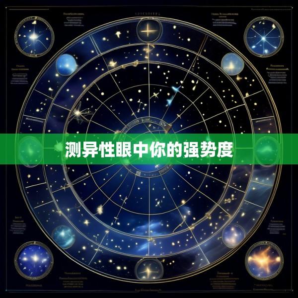 测异性眼中你的强势度