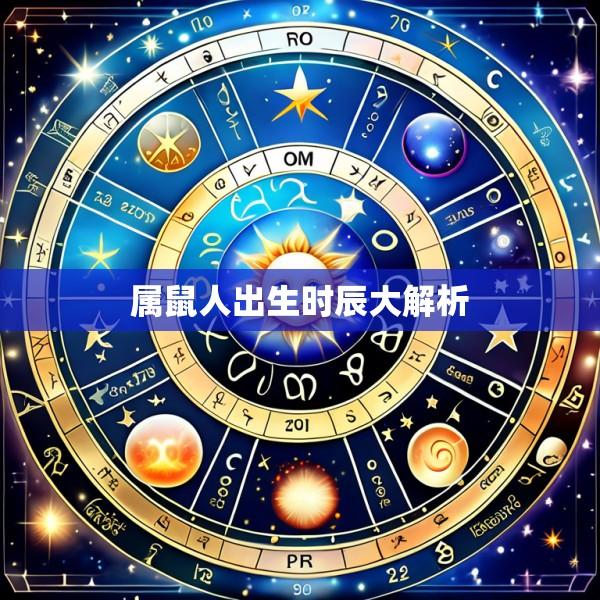 属鼠人出生时辰大解析
