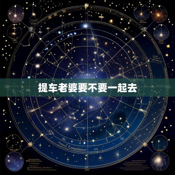 提车老婆要不要一起去