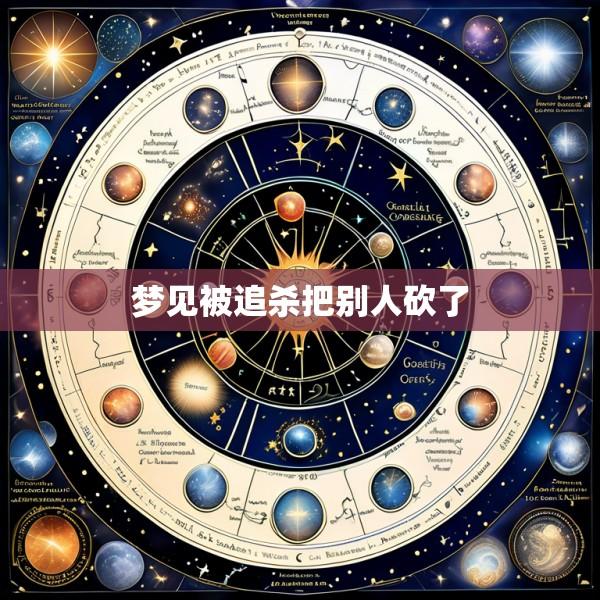 梦见被追杀把别人砍了