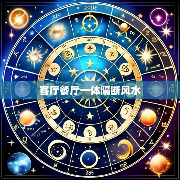 客厅餐厅一体隔断风水
