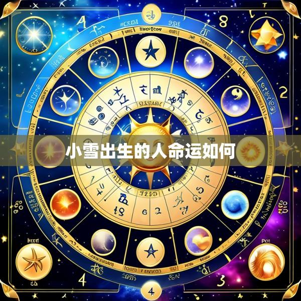 小雪出生的人命运如何