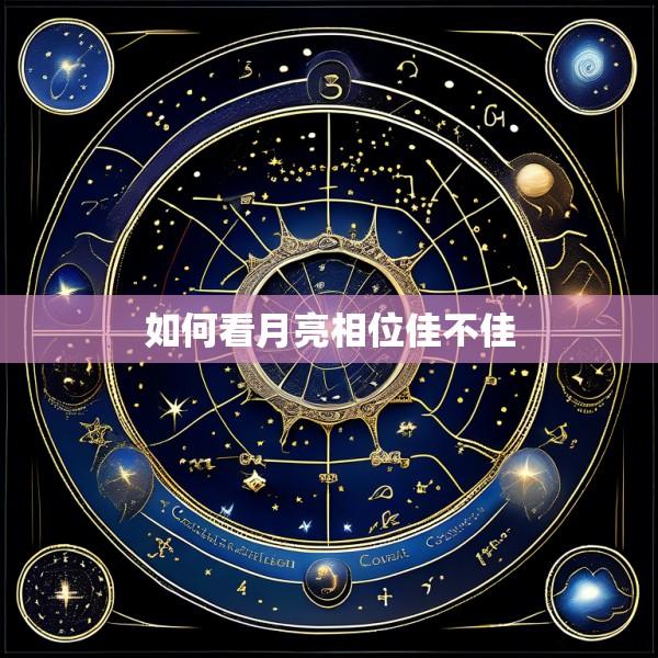 如何看月亮相位佳不佳