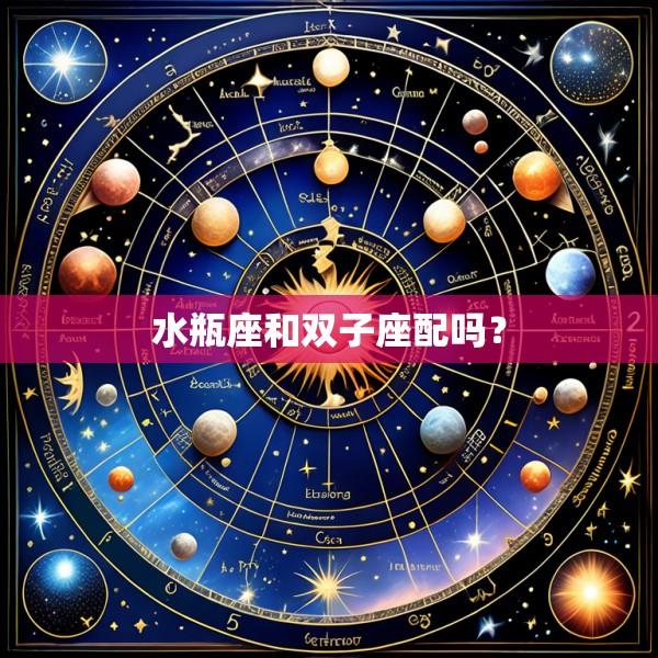 水瓶座和双子座配吗？