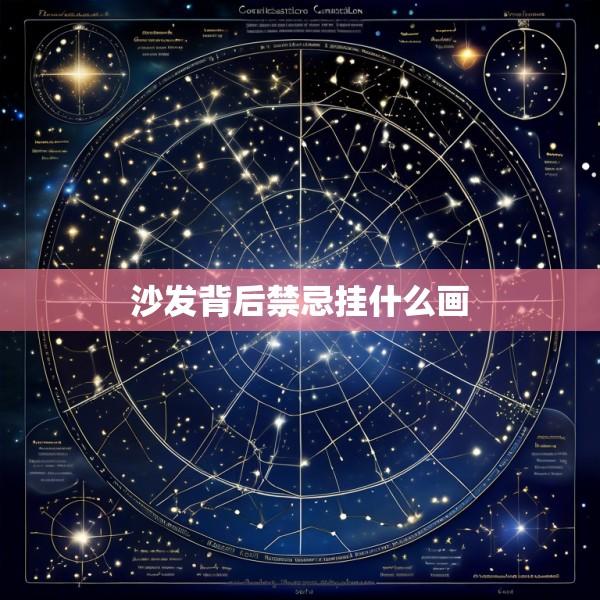 沙发背后禁忌挂什么画