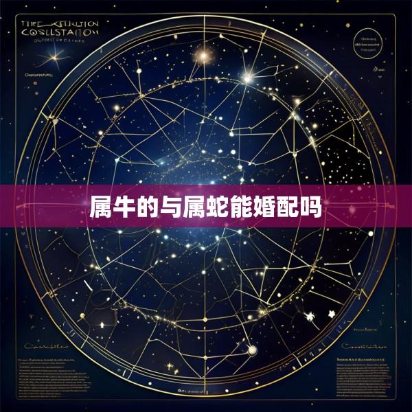 属牛的与属蛇能婚配吗